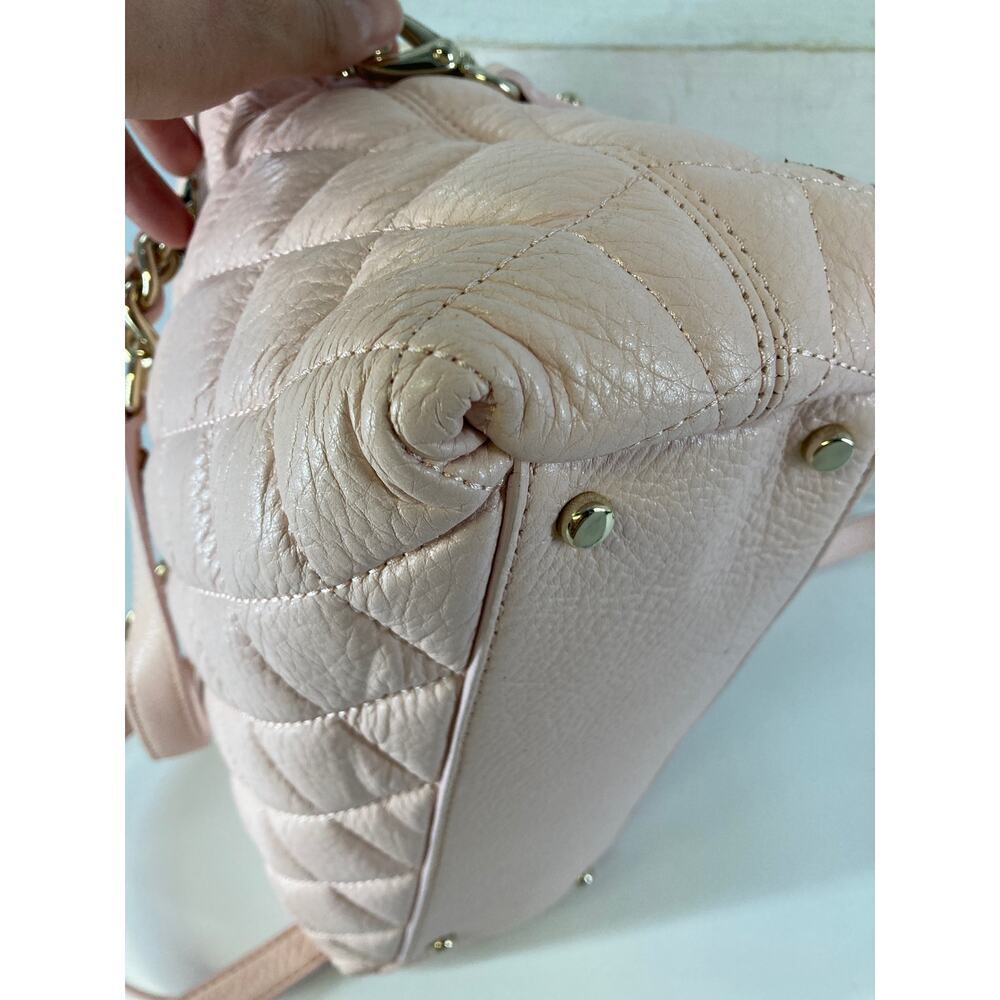 KATE SPADE PINK PUFFED QUILTED LEATHER CROSSBODY BAG (ASIS) - Picture 11 of 16